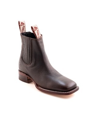 BOTIN EL CANELO CAISSON SQUARE NOGALES CUERO/INJERTO ESPEJO WELT 3.5CM 16CM