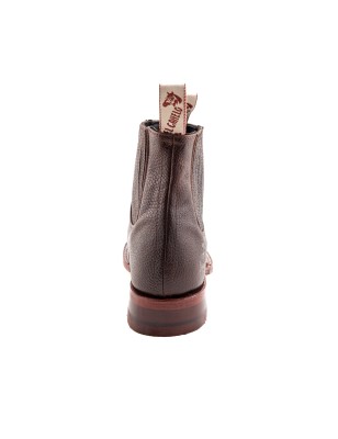 BOTIN EL CANELO CAISSON SQUARE NOGALES CUERO/INJERTO ESPEJO WELT 3.5CM 16CM