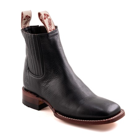 BOTIN EL CANELO CAISSON SQUARE NOGALES CUERO/INJERTO ESPEJO WELT 3.5CM 16CM