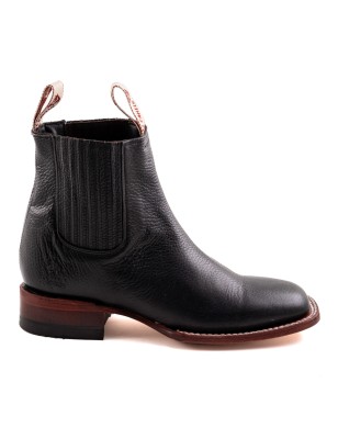 BOTIN EL CANELO CAISSON SQUARE NOGALES CUERO/INJERTO ESPEJO WELT 3.5CM 16CM