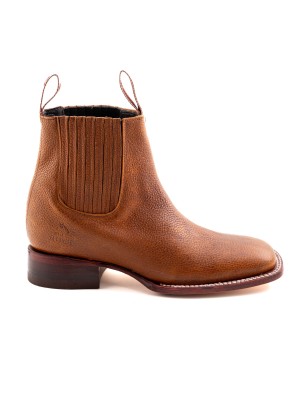 BOTIN EL CANELO CAISSON SQUARE NOGALES CUERO/INJERTO ESPEJO WELT 3.5CM 16CM