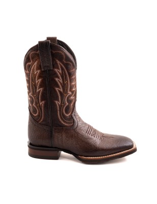 BOTA CABORCA PIEL DE RES BISONTE H-55 HEA589B