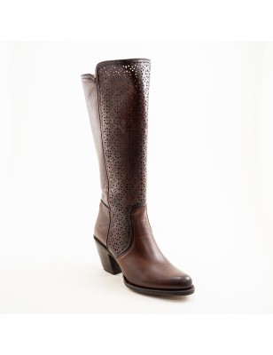 BOTA RIO GRANDE SUNSET 7038PD LAU-02 LAURA CUERO ROSAS WELT 7CM 40CM