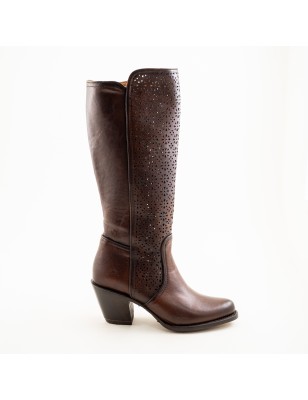 BOTA RIO GRANDE SUNSET 7038PD LAU-02 LAURA CUERO ROSAS WELT 7CM 40CM