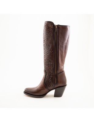 BOTA RIO GRANDE SUNSET 7038PD LAU-02 LAURA CUERO ROSAS WELT 7CM 40CM
