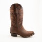 BOTA RIO GRANDE CRAZY 5053PD LS-20 SAMANTHA CUERO ROSAS WELT 4.5CM 30CM