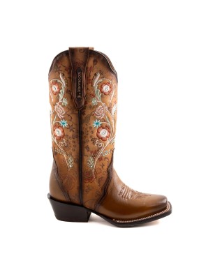 BOTA RIO GRANDE SUATY LIGA 5053PD PAC-01 PAMELA CUERO ROSAS WELT 5CM 33CM