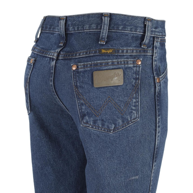 PANTALON WRANGLER 10H936GBK MEZCLILLA SLIM FIT COWBOY CUT LARGO 32