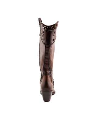 BOTA RIO GRANDE LYON 7038PD MARI-01 MARIA CUERO ROSAS WELT 6CM 35CM