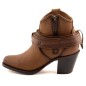 BOTIN RIO GRANDE CRAZY ROBLE 7038PD VALE-01 VALERIA CUERO ROSAS WELT 6.5CM 13CM