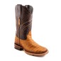 BOTA ROBERT PIEL GRABADA TIPO COCODRILO BELLY QAH-0562