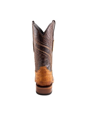 BOTA ROBERT PIEL GRABADA TIPO COCODRILO BELLY QAH-0562