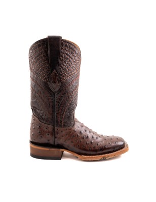 BOTA ROBERT PIEL GRABADA TIPO AVESTRUZ QAH-050