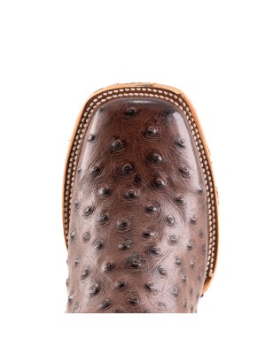 BOTA ROBERT PIEL GRABADA TIPO AVESTRUZ QAH-050