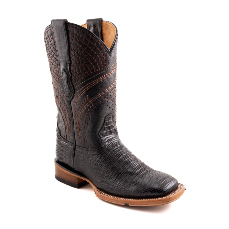 BOTA ROBERT PIEL GRABADA TIPO LIZARD QAH-041