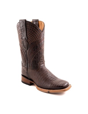 BOTA ROBERT PIEL GRABADA TIPO LIZARD CUADR QAH-040