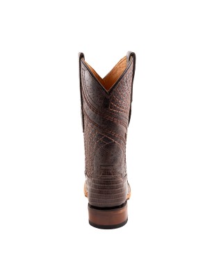 BOTA ROBERT PIEL GRABADA TIPO LIZARD CUADR QAH-040