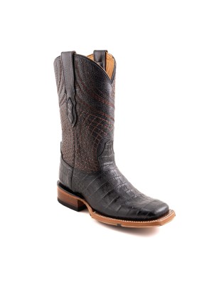 BOTA ROBERT PIEL GRABADA TIPO COCODRILO BELLY QAH-061