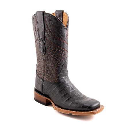 BOTA ROBERT PIEL GRABADA TIPO COCODRILO BELLY QAH-061