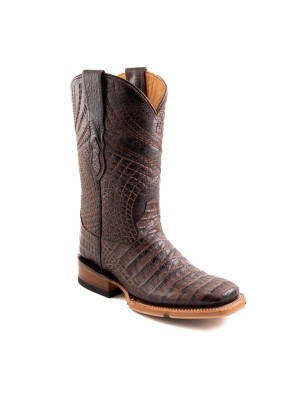 BOTA ROBERT PIEL GRABADA TIPO COCODRILO BELLY QAH-060