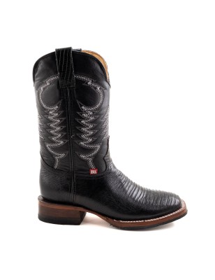 BOTA BIG BULL PIEL GRABADA TIPO LIZARD 5100 51722 OMAR