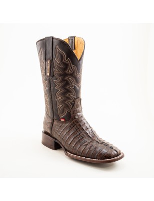 BOTA BIG BULL PIEL GRABADA TIPO COCODRILO 5100 51820 OMAR