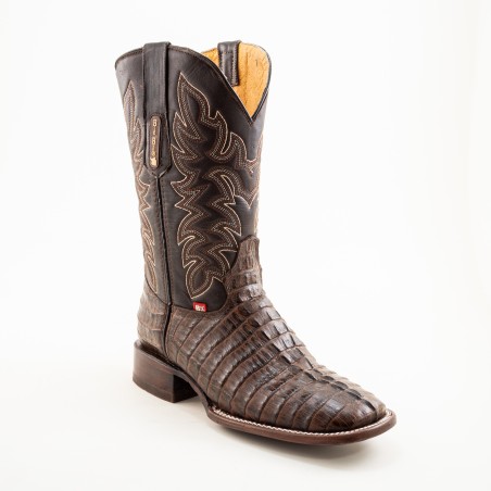 BOTA BIG BULL PIEL GRABADA TIPO COCODRILO 5100 51820 OMAR