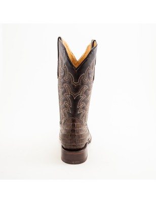 BOTA BIG BULL PIEL GRABADA TIPO COCODRILO 5100 51820 OMAR