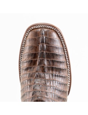 BOTA BIG BULL PIEL GRABADA TIPO COCODRILO 5100 51820 OMAR