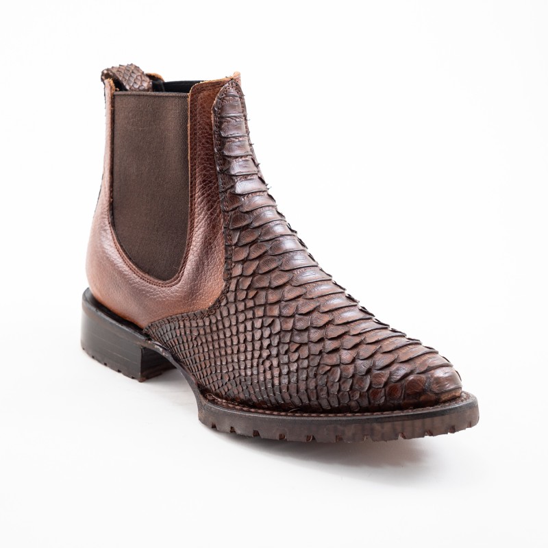 BOTIN CASIMIRO WEST PIEL DE SERPIENTE PITÓN ORIGINAL 