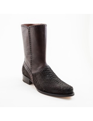 BOTA CASIMIRO WEST PIEL DE SERPIENTE PITÓN ORIGINAL 27601PD