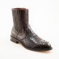 BOTIN CASIMIRO WEST PIEL DE SERPIENTE PITÓN ORIGINAL CON APLICACIONES DE VENADO 86675PD