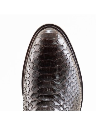 BOTIN CASIMIRO WEST PIEL DE SERPIENTE PITÓN ORIGINAL CON APLICACIONES DE VENADO 86675PD