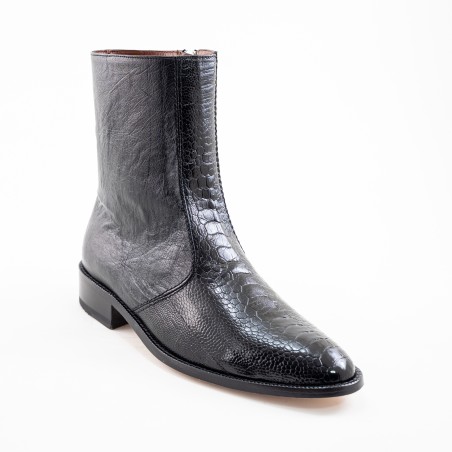 BOTIN CASIMIRO WEST PIEL DE PATA  DE AVESTRUZ ORIGINAL 0941LO