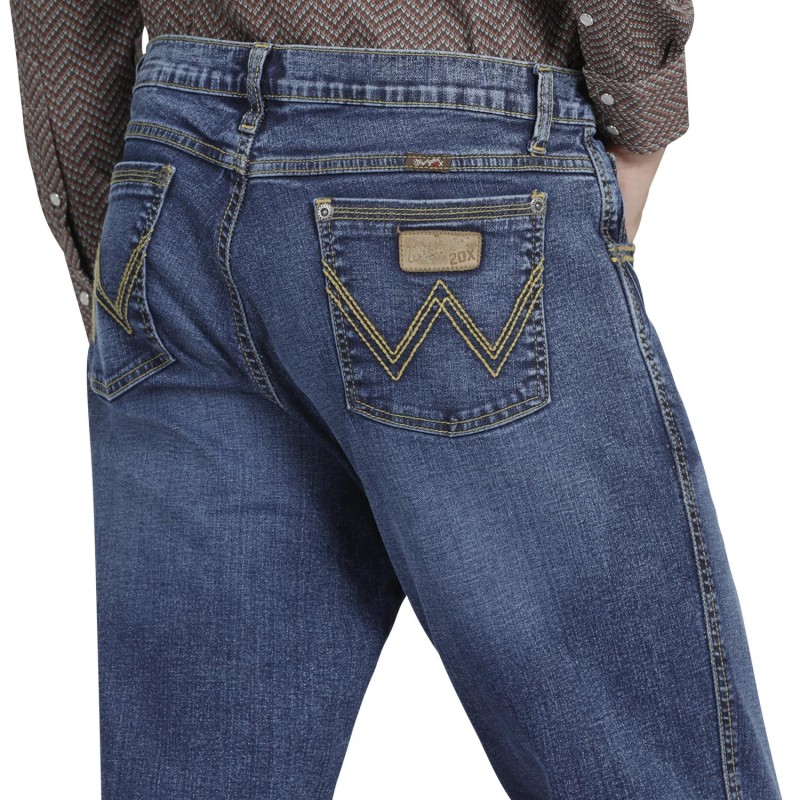 PANTALON WRANGLER 112346056 MEZCLILLA SLIM BOOT 20X LARGO 32