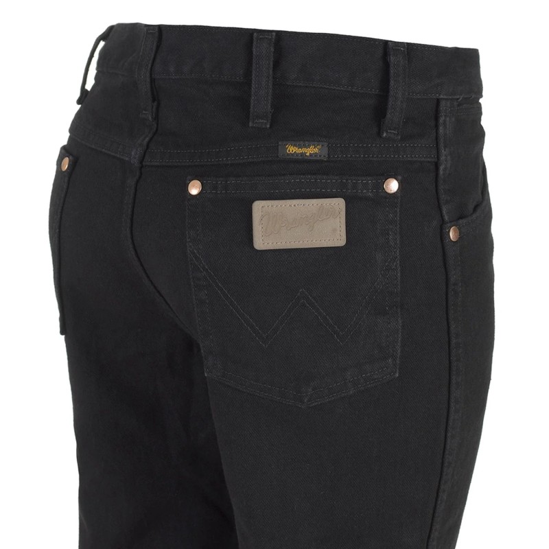 PANTALON WRANGLER 10H936WBK MEZCLILLA SLIM FIT COWBOY CUT LARGO 34