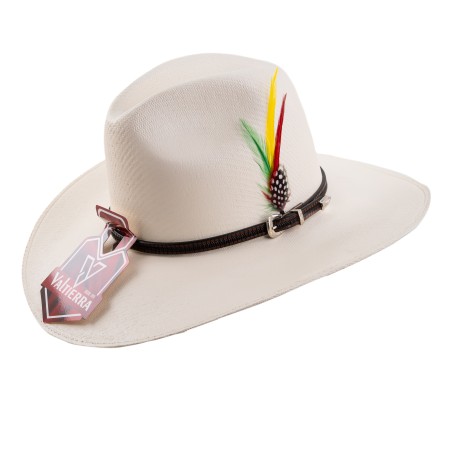 SOMBRERO VALTIERRA INDIANA TELAR 100X ORIGINAL LISO 10CM 10.5
