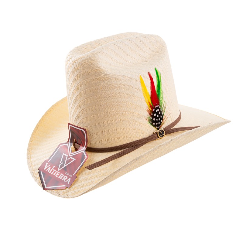 SOMBRERO VALTIERRA PATRON TELAR 100X ORIGINAL LISO 9CM 16CM
