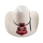 SOMBRERO VALTIERRA TORO TELAR 100X ORIGINAL 3 OJILLOS 11CM 13.5CM CONEJO