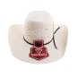 SOMBRERO VALTIERRA CUERNOS CHUECOS BANGORA 50X ORIGINAL RANDADO 11CM 13.5CM CONEJO
