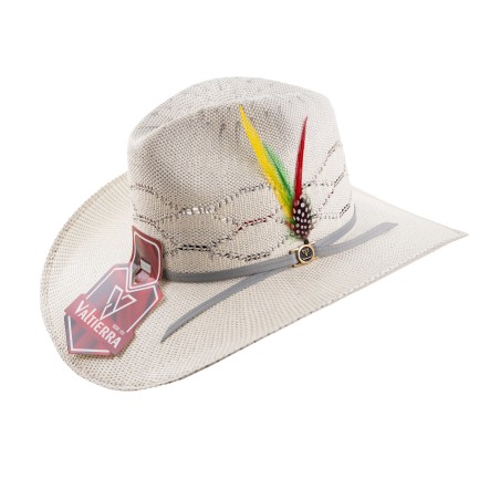 SOMBRERO VALTIERRA INDIANA BANGORA 50X ORIGINAL RANDADO 10CM 11CM