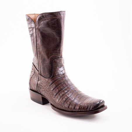 BOTA RIO GRANDE CAIMAN ORIGINAL RAMIRO - 2 MAT - 17 MATHIEU 1942 CUERO TPU WELT 4CM 25CM