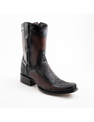 BOTA CABORCA PIEL DE SEPIENTE PITÓN NOBUCK ORIGINAL H-2D HAG578 Ñ