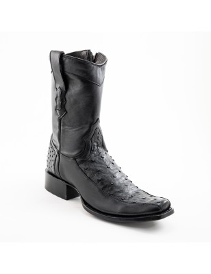 BOTA CABORCA PIEL DE AVESTRUZ ORIGINAL H-2D HAG578 G