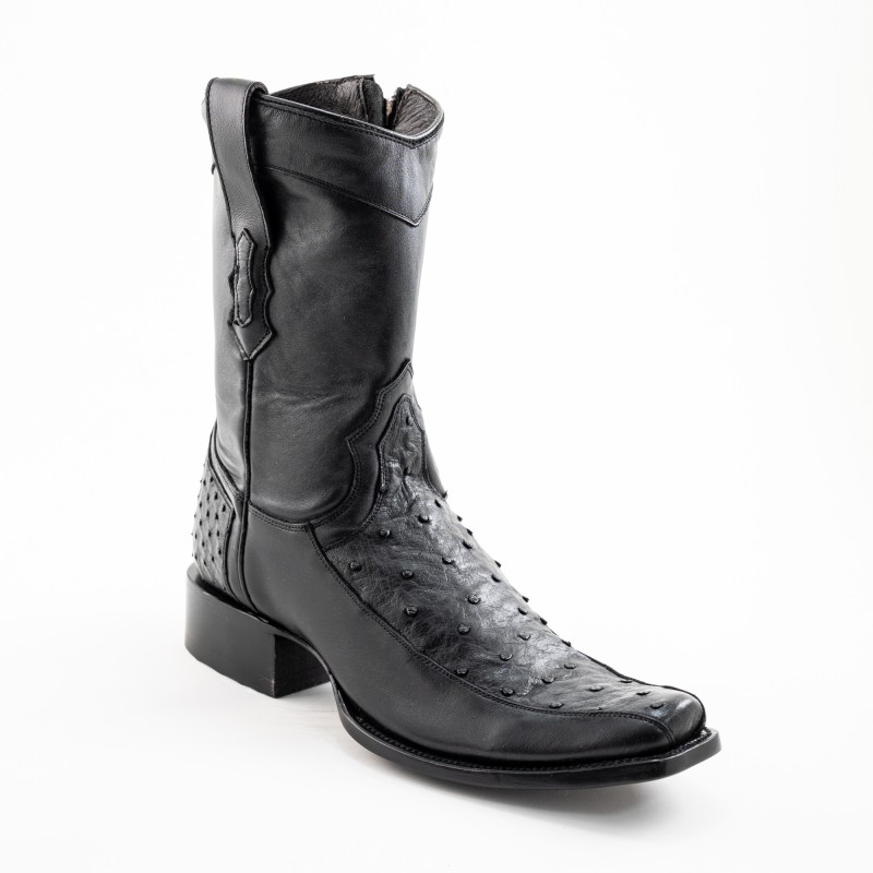 BOTA CABORCA PIEL DE AVESTRUZ ORIGINAL H-2D HAG578 G