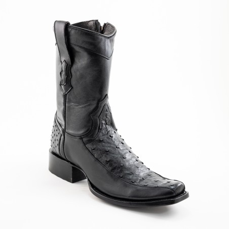 BOTA CABORCA PIEL DE AVESTRUZ ORIGINAL H-2D HAG578 G