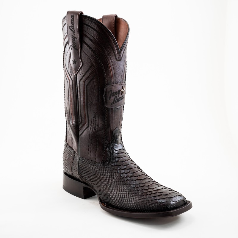 BOTA TONY LAMA PIEL DE SERPIENTE PITÓN ORIGINAL TB8745
