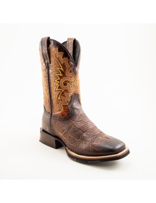 BOTA CABORCA PIEL GRABADA TIPO ELEFANTE H-53 D HEA611 D PU
