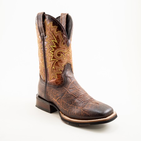BOTA CABORCA PIEL GRABADA TIPO ELEFANTE H-53 D HEA611 D PU