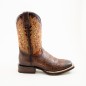 BOTA CABORCA PIEL GRABADA TIPO ELEFANTE H-53 D HEA611 D PU